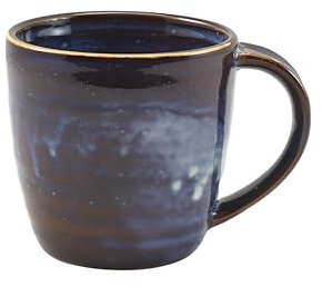 Genware Terra Porcelain, Aqua Blue, Mug, 320ml, MUG-PBL32, Pack of 6