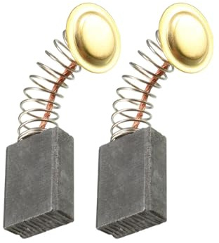 2x Kohlebürsten für viele Elektromotoren 6x12x17mm (z.B. für Elektro-Werkzeuge) / Motorkohlen Kohlestifte Schleifkohlen