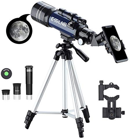 ESSLNB Telescope for Adults, 70mm Portable Telescope for Beginners
