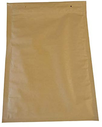 10 Luftpolstertaschen, Luftpolsterumschläge braun Größe G/7 (230 x 340 mm) DIN A4+ / C4 - Graspapier