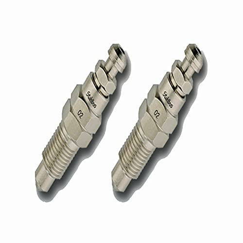 SB-110511 2X stahlbus Schnell-Entlüfterschraube 3/8 Zoll-24UNFx16mm mit integriertem Entlüftungsventil