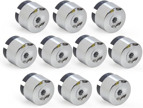Radschraubenkappen,Radmuttern Kappen 10 stücke Chrom-Rad-Ansatz-Bolzenmut-Kappeabdeckung 7L6601173A. FIT AUF VERWENDUNG FÜR. 2004-2011 2011 2012 2013 2013 2014