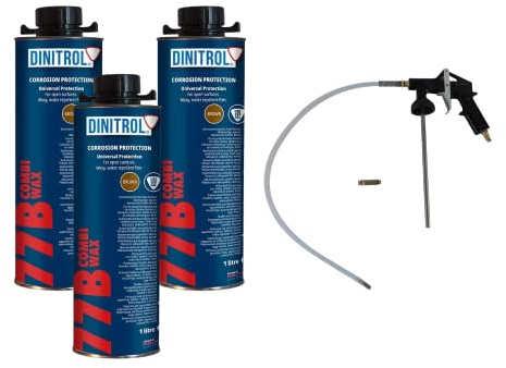 Veteranicar 3X Dinitrol 77B Unterbodenschutz 1L & Vaupel 2000 HGS