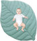 Yuehuamech Tappeto da gioco per bambini, a forma di foglia, coperta per gattonare, tappeto per bambini, tappeto antiscivolo, tappeto da gioco per camera da letto, cameretta dei bambini, decorazione