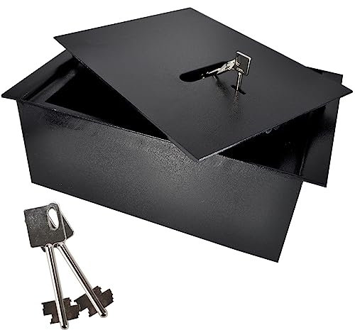 ALSTEN TECH Bodentresor Möbeltresor 35,6 x 26,5 x 14,2 cm Masse: 12 kg Geldtresor für Zuhause Büro und für das Geschäft diskrete Aufbewahrung und Optimaler Schutz für Ihre Wertgegenstände