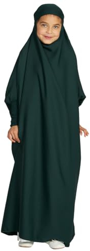 Odizli Gebetskleidung Abaya Kinder Mädchen Langarm Islamische Muslimische Kleid Arabisch Türkische Robe Ramadan Lang Gebetskleid