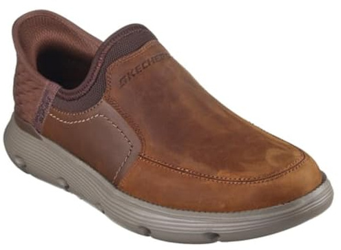 Skechers Garza Dorado, Zapatillas Hombre