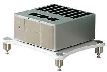 Boxenständer Lautsprecherständer Audio-Ständer, Ständer for Mediengeräte, Bodenständer, Lautsprecherständer mit Stoßdämpfung, Fußnagelregal, kleines Bücherregal, 1/2/3 Schicht für Heimkino und Studio(