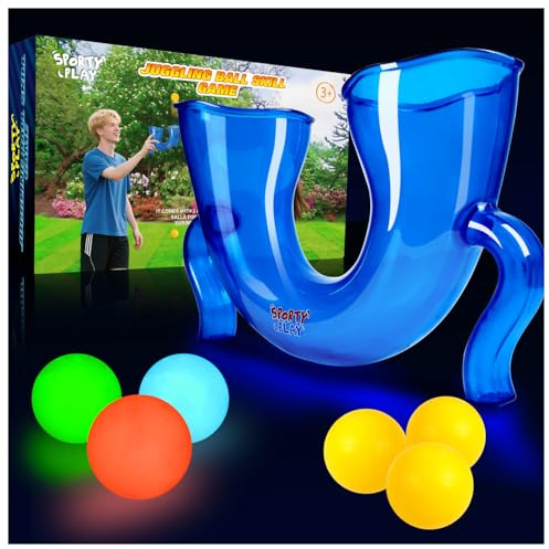 LED Light-Up Juggling Toy – Creative Skill Challenge Game with Cool Trick Play, Helps Improve Coordination and Juggling Skills, Fun Indoor or Outdoor Gift for Boys & Girls Ages 8–14, Teens and Adults
