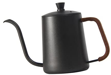 IMIKEYA 1 Pz Mano Versare Caffettiera Bollitore Elettrico Vintage Bollitore Acqua Bollitore Gocciolare Macchina Da Caffè Bollitore Con Collo A Cigno Stufa Caffè Mano Goccia Caffè 304 Acciaio Inox