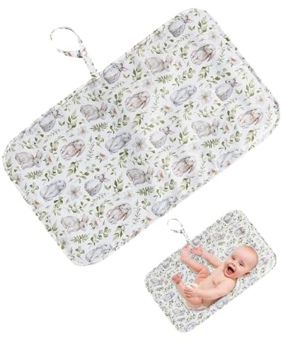 KEMUZ waschbare wickelunterlage,Tragbare Wickelunterlage, Wickelunterlage für Unterwegs,Baby Wickel-Decke Unterlage für Säuglinge und Kleinkinder,wickelunterlage waschbar, wickelunterlage unterwegs