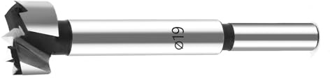 Forstnerbohrer 19mm Holz, MAXAZTEX Zubehör Bohrmaschine, Holz forstner Bits, Bohraufsätze mit Rundschaft (Ø19x90mm)
