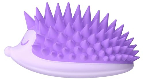 Kopfhaut-Shampoo-Bürste Weiche Silikonborsten Tiefenreinigungshaarmassierer | Igel-Kopfhautschrubber zur Schuppenentfernung Nass-Trocken flexible manuelle ergonomische