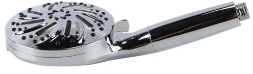 Gorise Duschkopf mit Entkalkung Hochdruck-Handbrause mit 10 Sprühkopfarten Wassersparender Kopf zum Entfernen von hartem Wasser und Restchlor