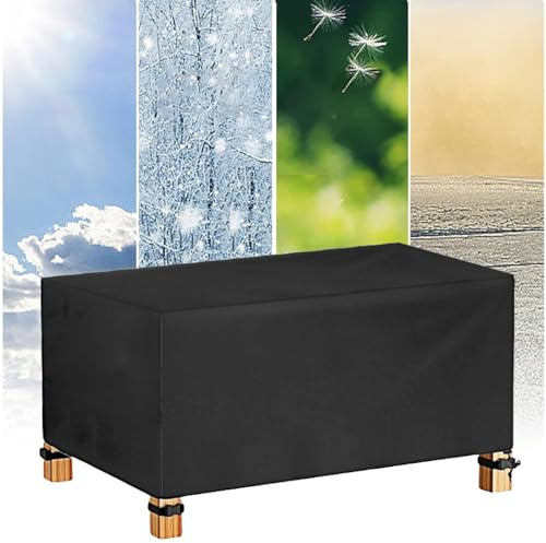 AEXOIO Copertura Impermeabile Mobili Esterno 90x80x90cm/Lunghezza X Larghezza X Altezza 600D Oxford Copertura Mobili da Giardino Impermeabile, Anti-UV, Antipolvere, Antivento, Antineve