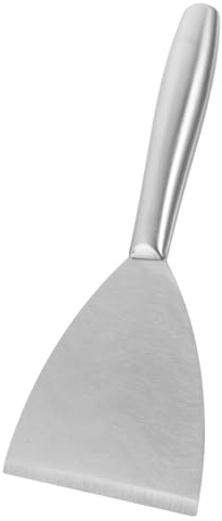 Toddmomy Raspador de Cocina de Acero Inoxidable Resistente para Limpiar Esquinas y Eliminar Adhesivos Mango Hueco Cómodo y Duradero