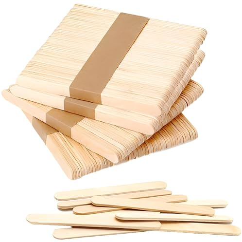 Espátula Para Cera Depilatoria, 200 Piezas, Palito De Madera De 9 Cm De Largo, Espátula De Madera Para Depilación, Palitos Para Mascarillas Y Cremas