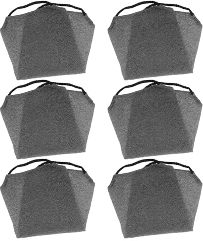 LIFKOME 6 Stück Pack Peeling Handtücher Nylon Rückenreiniger Langes Körperpeeling Handtuch für Dusche Männer Sanftes Peeling für Hauttypen Duschzubehör