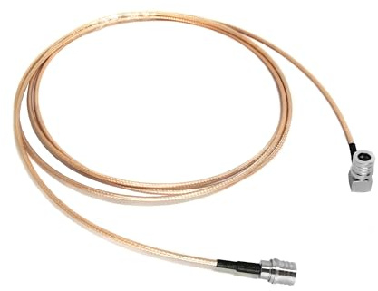 OGIZQNHA Cavo coassiale RG316 da 1,8 m QMA maschio a connettore angolare QMA maschio - Ideale for reti wireless e videosorveglianza