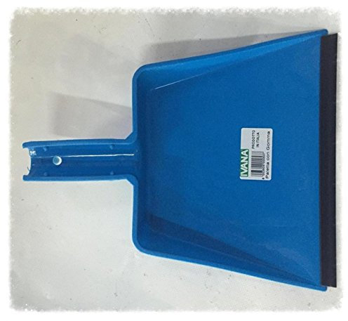 PALETTA SPAZZATURA IN PLASTICA CON GOMMA IVANA