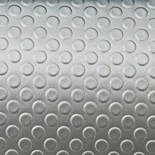 3 x Schubladenmatten von Adsamm® / stabile Antirutscheinlage mit 1.2 mm Stärke in Silber / 48 x 200 cm zum Zuschneiden/langfristiger Schutz für Laden, Fächer in Küche und Büro