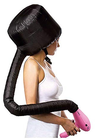 SculpBy - Gorro Térmico Profesional para Secar el Pelo, Casco para Secar el Pelo, Ajustable con Capucha, Para conectar al Secador de Pelo