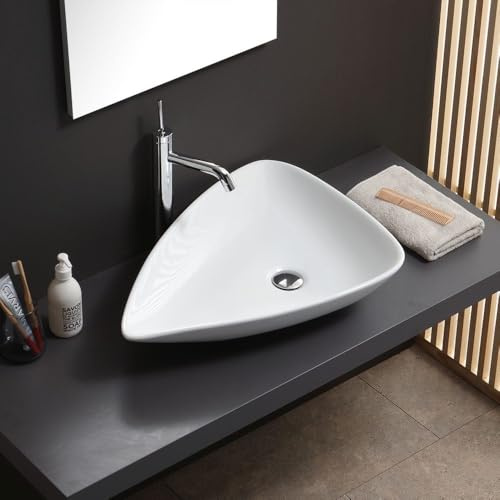 Kiamami Valentina - Lavabo d'arredo in ceramica forma a goccia