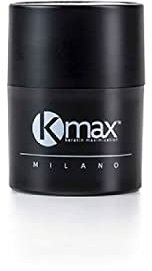 Kmax Fibre Cheratina per Capelli 5 gr, Polvere volumizzante Capelli professionale Infoltimento immediato, Fibre Capelli per coprire le Calvizie - Formato Try Me - Nero