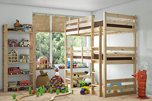 STRICTLY BEDS&BUNKS Fusion Raised Twin Sleeper, 3ft Single