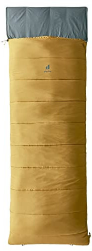 deuter Orbit SQ +6° Kunstfaserschlafsack,Caramel-Teal,Left Zip