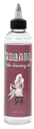 Polysh Latex Dressing Aid - Silicone Lubricant for Latex Clothing - Dressing Aid for Rubber Clothing - Talc Powder Alternative - Colorless and Odorless - Easy to Apply - 8 Fl Oz
