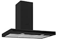 Silverline Cappa da cucina Aspirante da 90 cm colore nero