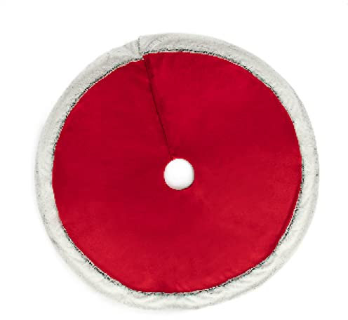 COM-FOUR® Premium Weihnachtsbaumdecke zum Schutz vor Tannennadeln - runde Christbaumdecke für den Weihnachtsbaum - Unterlage für Tannenbaum