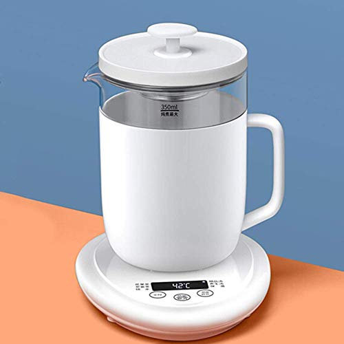 HODAGES Bollitore Elettrico, bollitore in Acciaio Inossidabile Temperatura Regolabile con Filtro, Temperature preimpostate, 0,5 l, 600 w, LCD