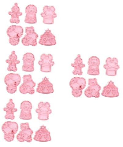PRETYZOOM Stk Keksform backformen backform stollen kecksstecher keksstempel Die Kekspresse ausstechförmchen Keksbackideen schneidematte Mini Briefmarke Messer Fudge 3d Cutter Plastik