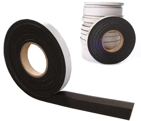 DURABERN KOMPRIBAND Dichtungsband Fugendichtband Dichtband Fensterband | Isolierband Fenster-Türdichtung (20mm x 3mm -> 15mm x 10 lfm)