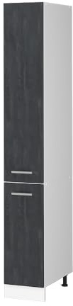 Vicco Pharmacy cabinet Raul, Black concrete/White, 30 cm