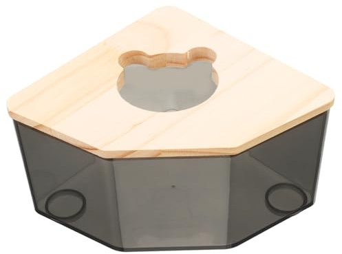 Supvox Sandbadebox Für Hamster Und Rennmäuse Pflegeleichtes Badezimmer Mit Transparentem Design Komfortabler Zum Baden Für Kleine Haustiere
