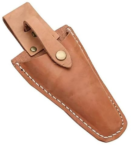 Hperu Pruner, 1pc Leather For Pruning Shears, Gardening Secateurs With Snap, Garden Pliers Scissors Holder, Sheath Pouch Holder Tool Pouch Case For Garden Pliers