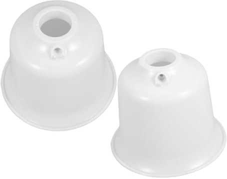 Hemobllo Ceiling Fan Dust Cover Plastic Canopy Fan Cover for Light Socket Top Canopy Decorative