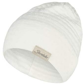 Sterntaler Beanie strukturiert – Beanie aus Mischgewebe mit Struktur, Zwei Tragevarianten, pflegeleicht, mit UV-Schutz 50+