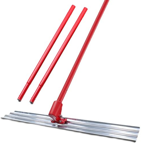 Herramienta de acabado de hormigón con asas de aluminio para alisar superficies de cemento