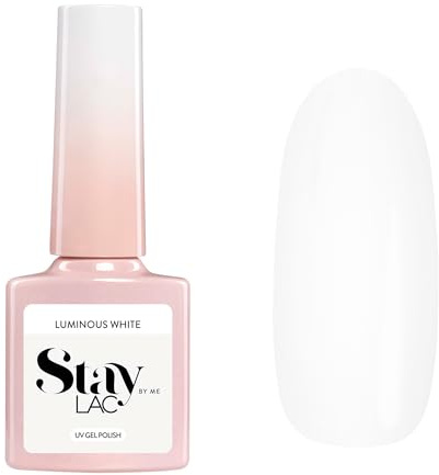 STAYLAC UV Nagellack - Farbgel UV - Luminous White Weiß 5 ml - STAYLAC Nagellack Für Nägel - UV Lack - Gel Nägel - Nageldesign