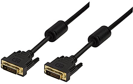 Logilink DVI-D Anschlusskabel 2m (Dual Link, Ferritkern)