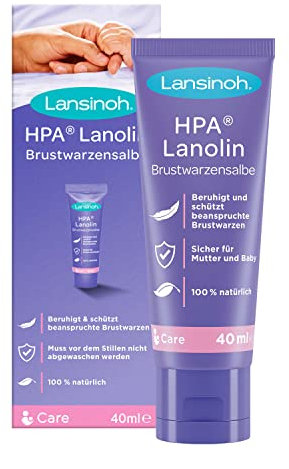 Lansinoh 99302 HPA Lanolin Brustwarzensalbe, 40 ml