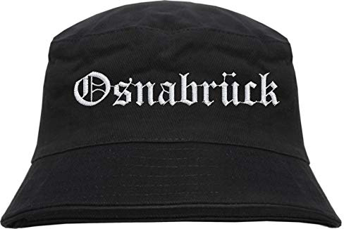 HB_Druck Bochum Fischerhut - Bucket Hat - Bestickt - Schwarz S/M