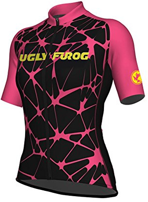 UGLY FROG Radtrikot Frühling Damen Kurzarm Fahrradtrikot Gemütlich Fahrradbekleidung Cube