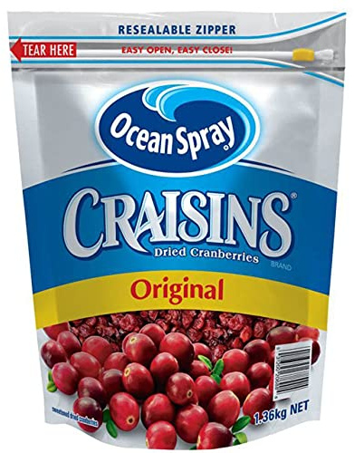 Ocean Spray Craisins Arándanos secos enteros, 1,36 kg, M294772C