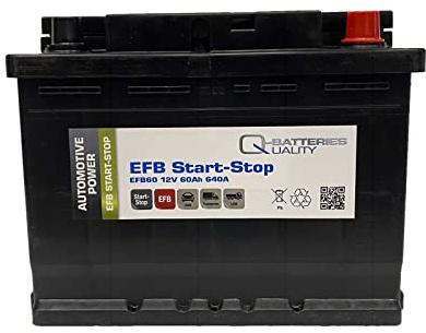 Q-Batteries Start-Stop EFB Autobatterie EFB60 12V 60Ah 520A