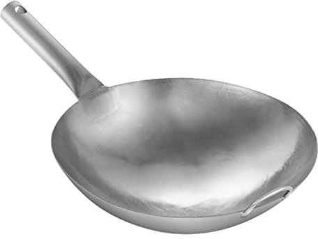 Multifunción Wok Sarten, Antiadherente y Mango Ergonómico Wok Sartenes, Wok Chino Facil De Mantener Apto Todas Las Cocinas, Vitroceramica, Gas, Lavavajillas (B 34cm)
